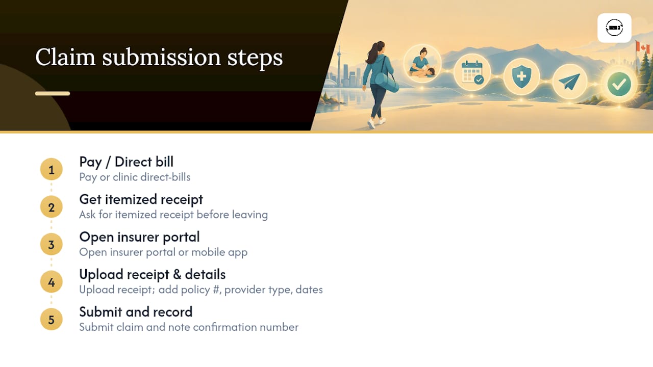 Five steps for submitting a therapy claim