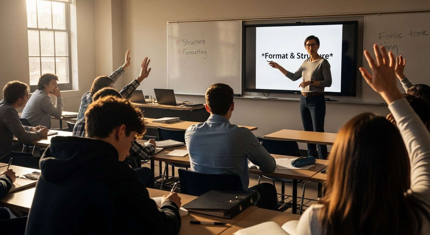 structure formatting academic writing