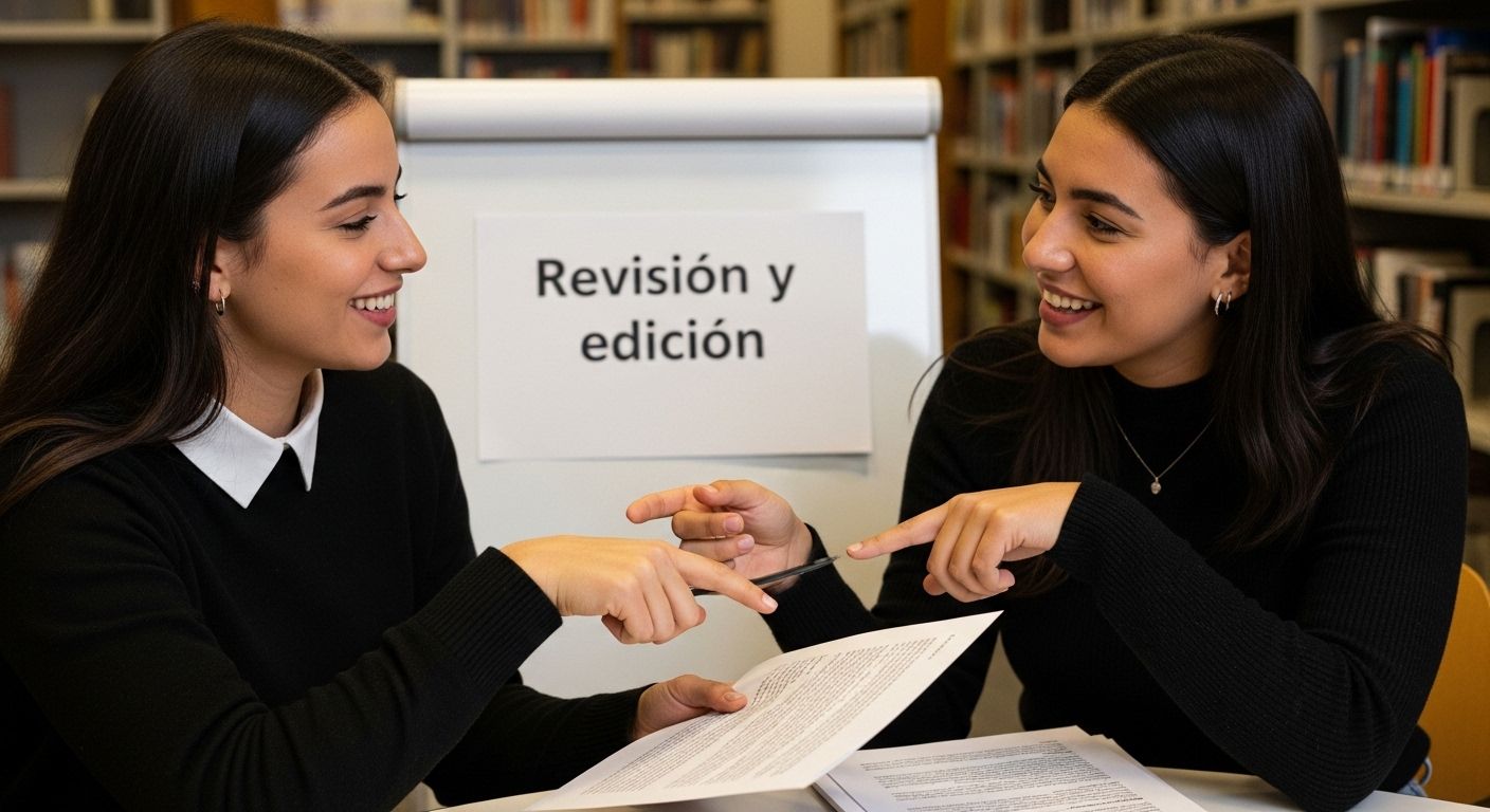 revisión ensayo estudiantes