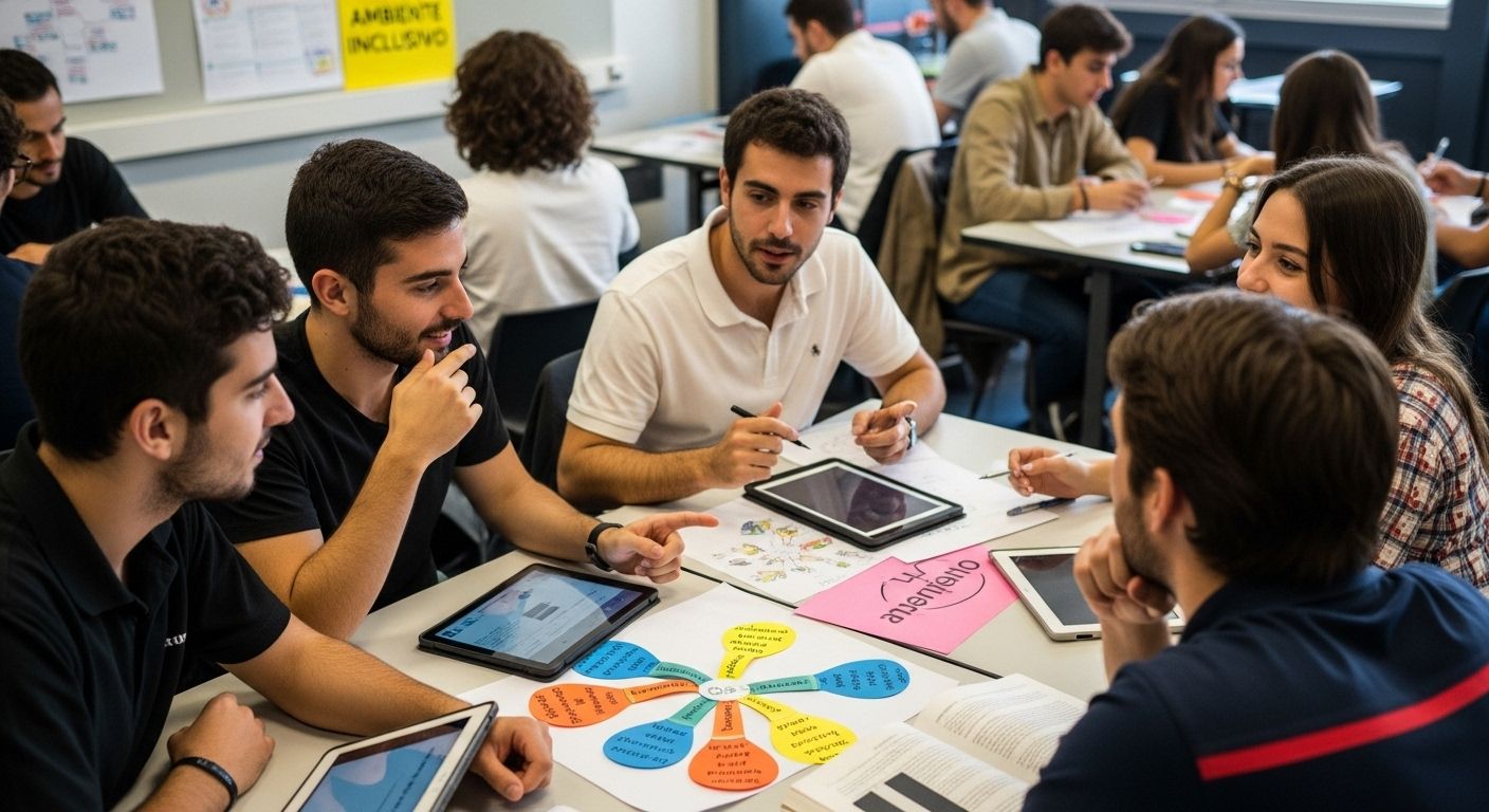 ambiente inclusivo brainstorming