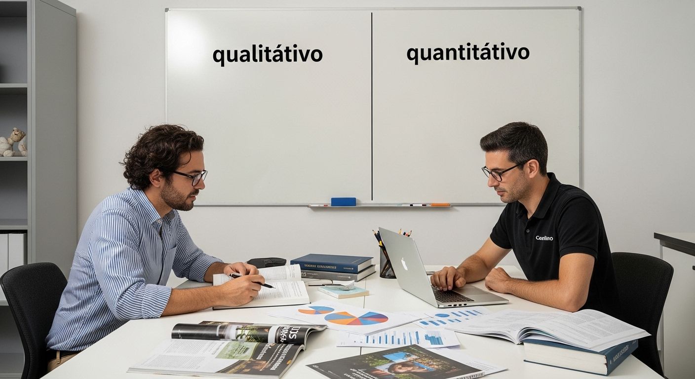 qualitativo quantitativo métodos