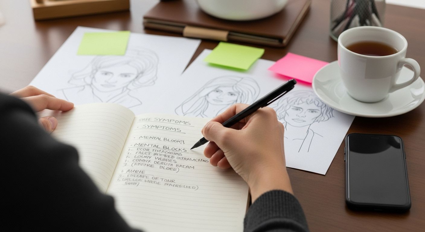 diário criatividade bloqueio