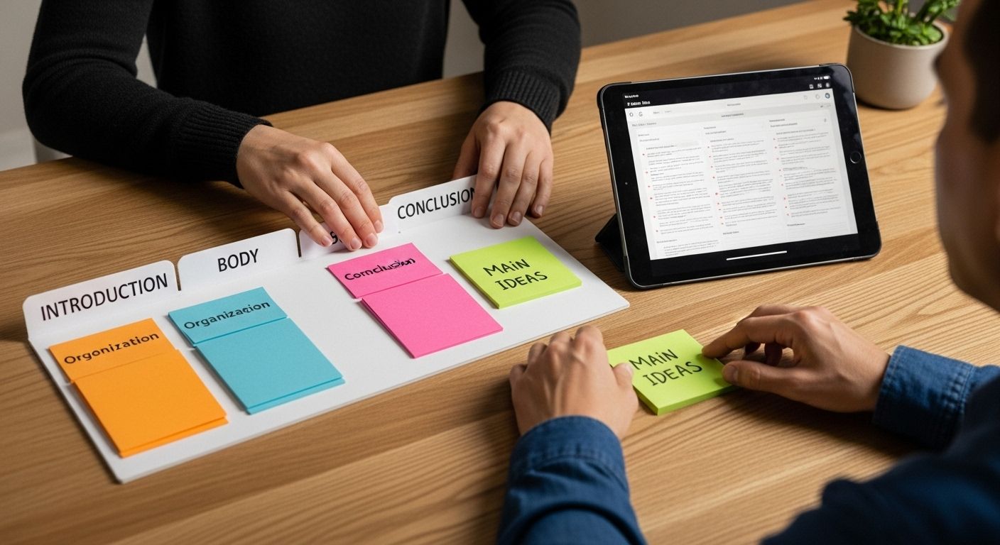 main ideas organization essay