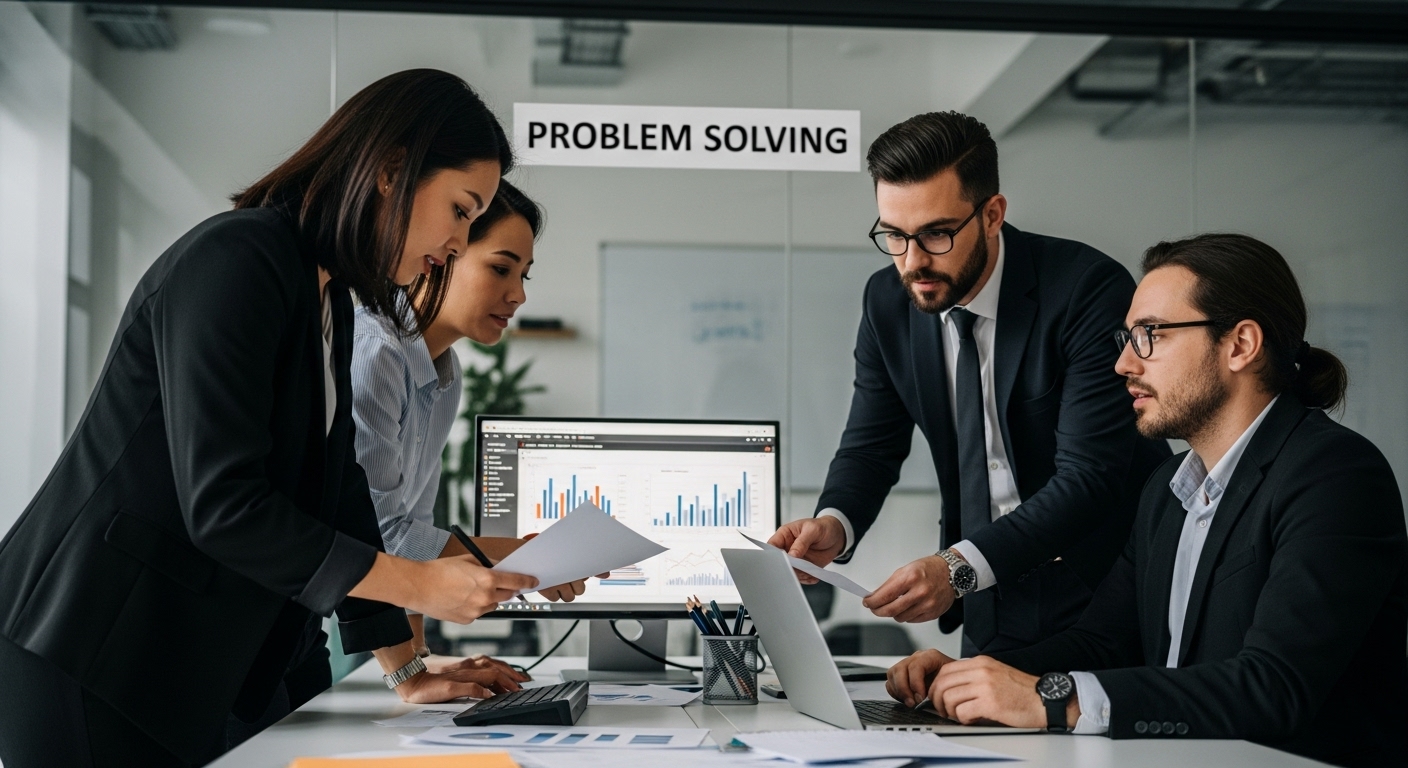 business analytical thinking teamwork