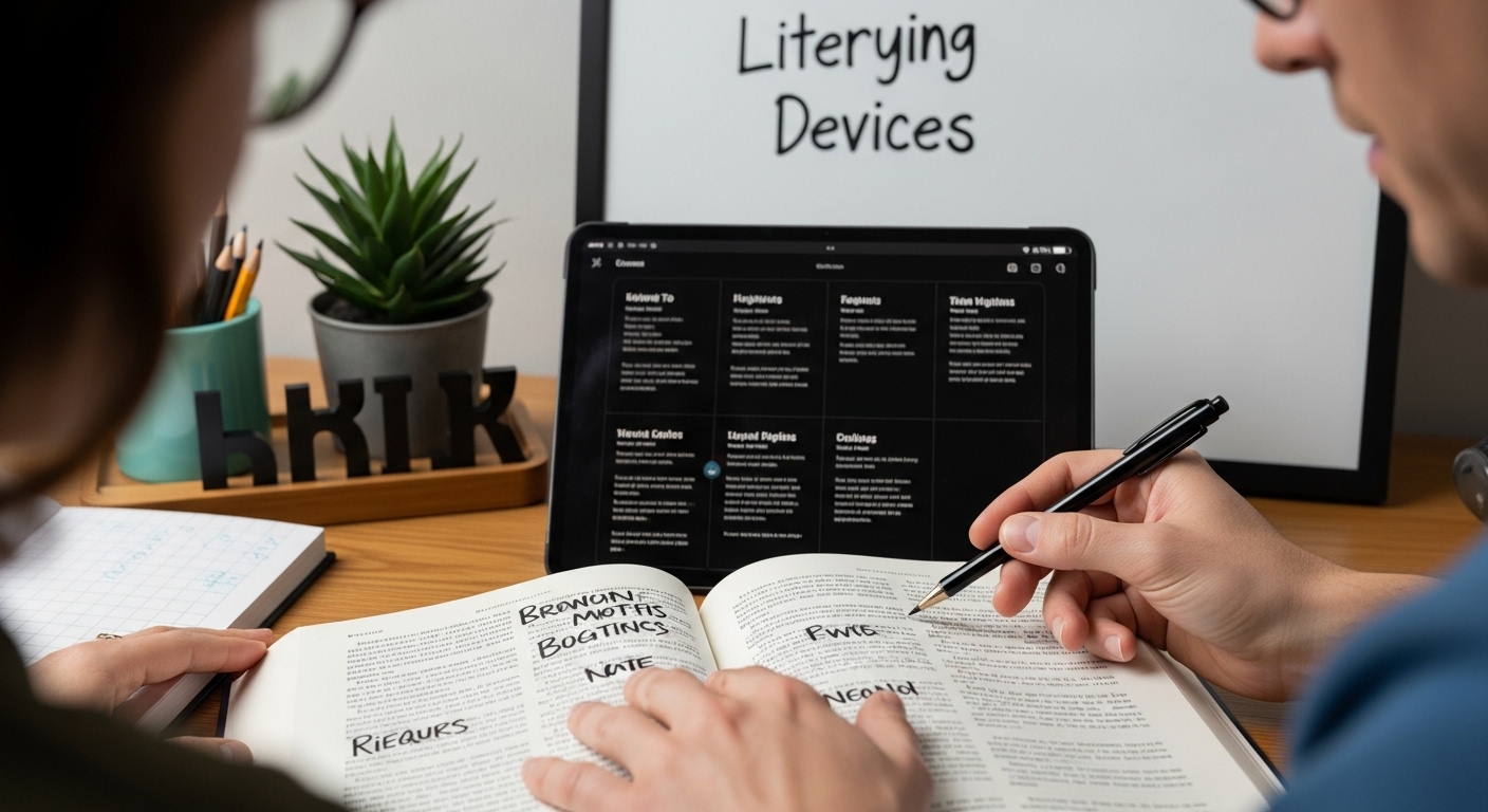 literary device annotation analysis