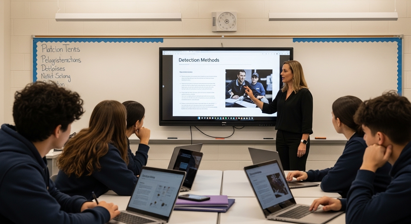 plagiarism detection classroom demo