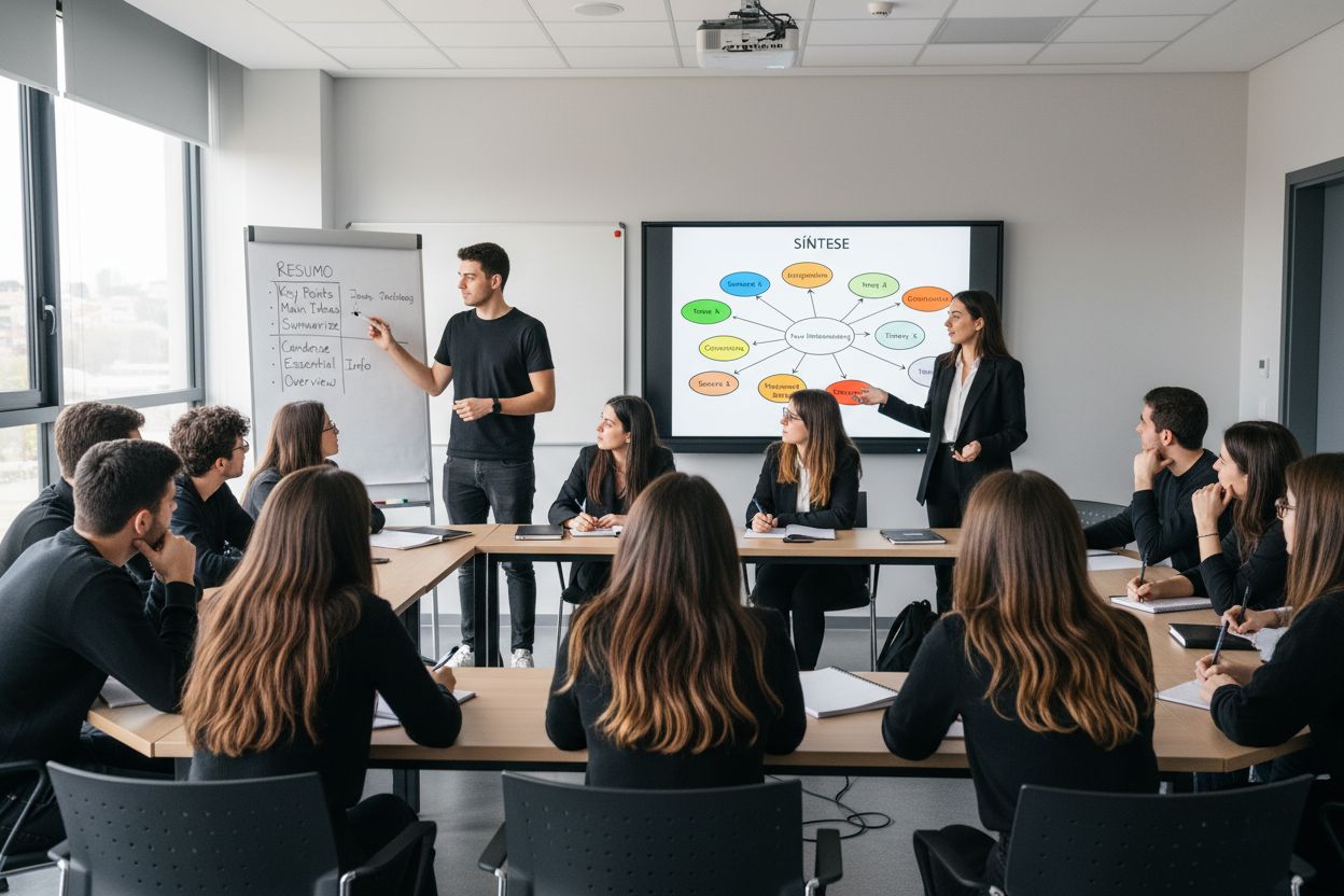 aplicação resumo síntese universidade
