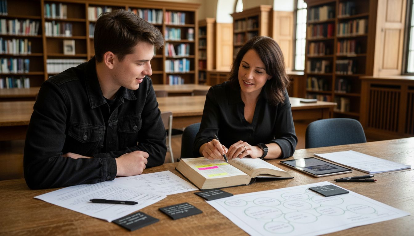 análisis literario tutor estudiante