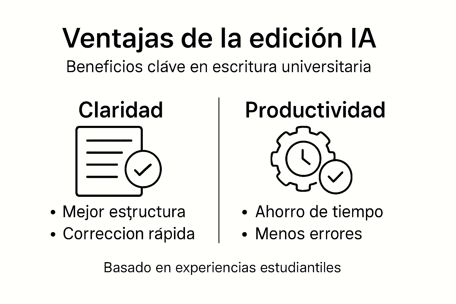 Infografía: Beneficios de utilizar la inteligencia artificial en la edición universitaria