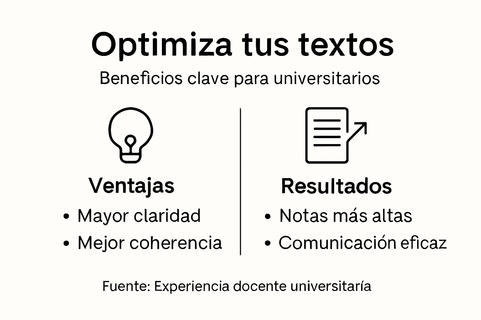 Infografía: Ventajas de mejorar la redacción de textos académicos