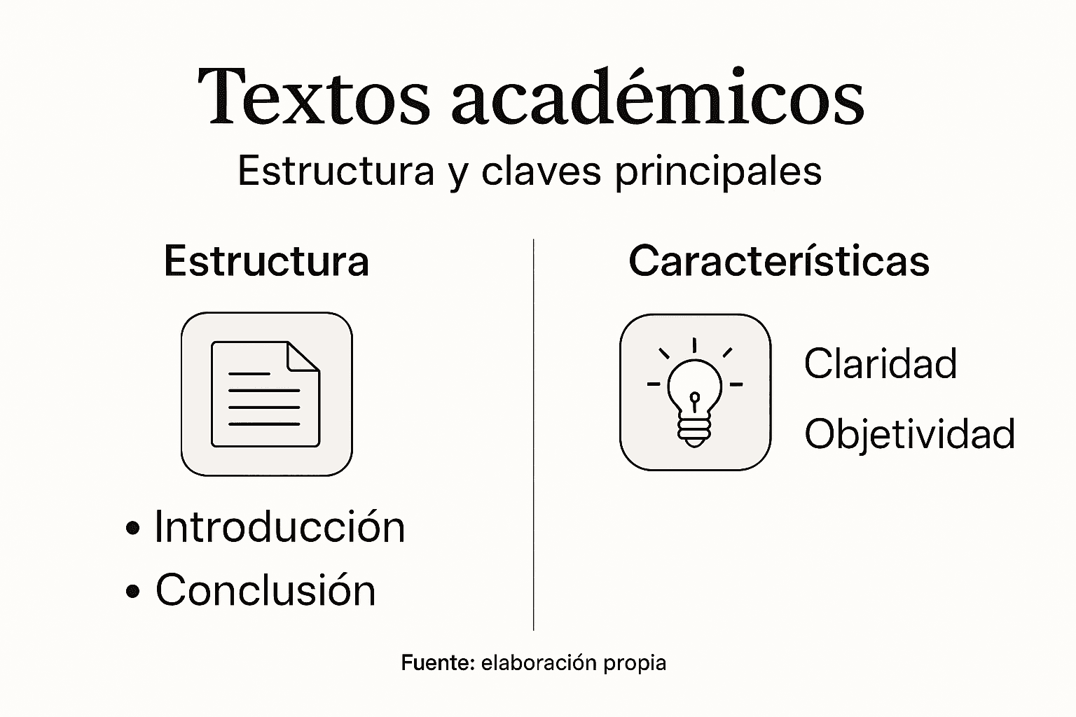 Infografía: cómo organizar y redactar textos académicos de manera efectiva