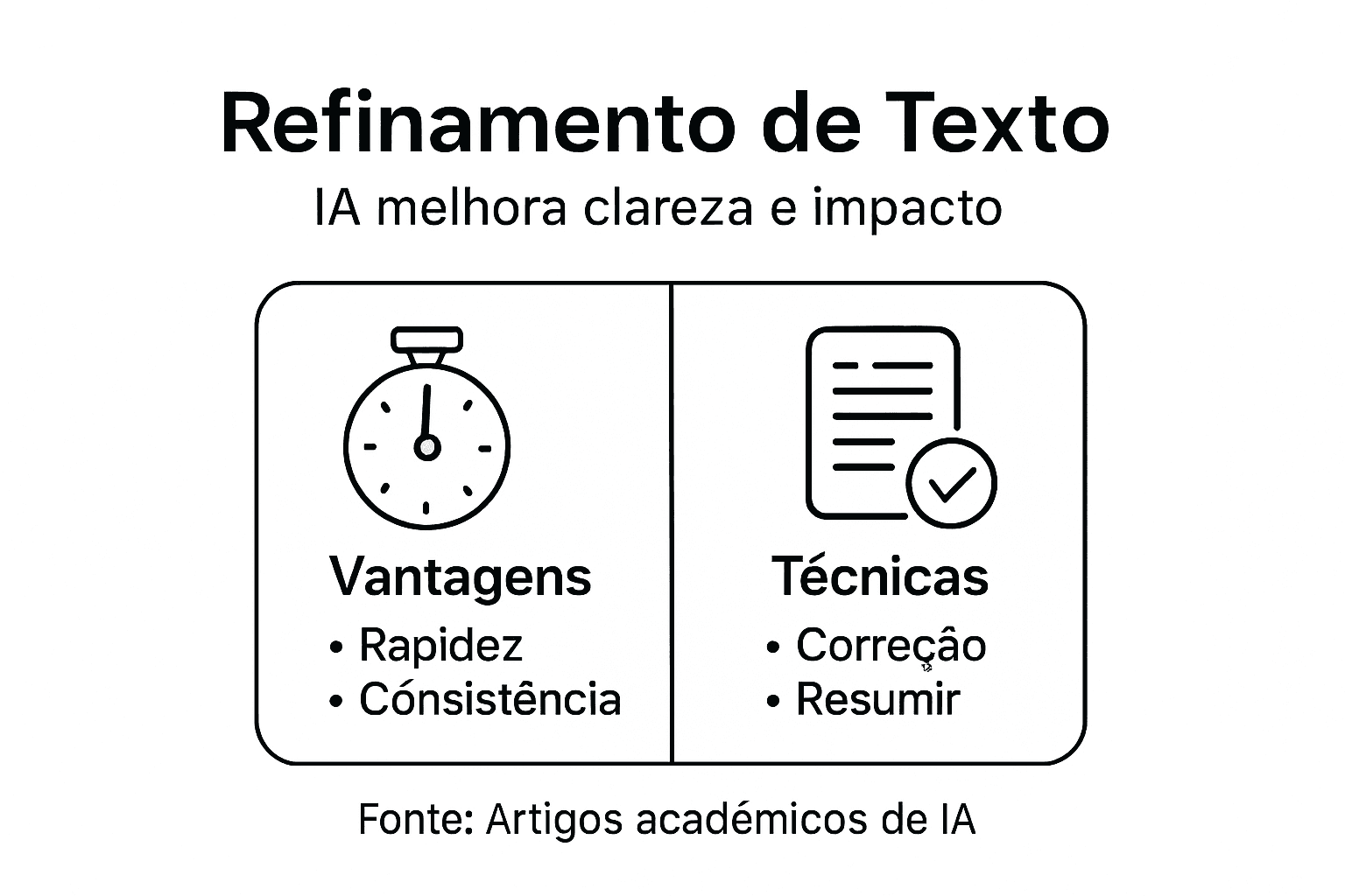 Infográfico: como a inteligência artificial pode aprimorar o seu texto – benefícios e estratégias essenciais