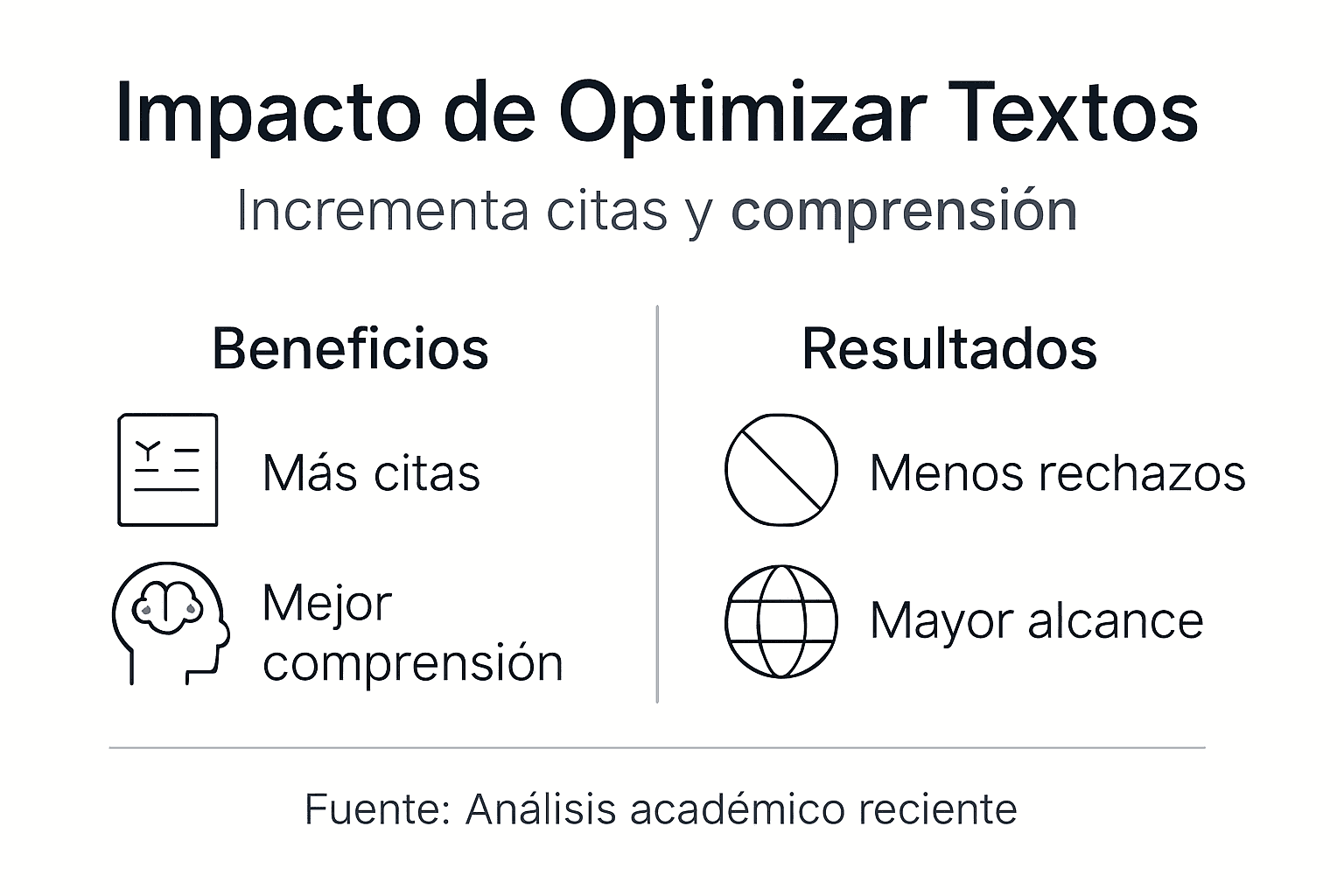 Descubre en esta infografía cómo optimizar tus textos puede marcar la diferencia y aportar numerosos beneficios.
