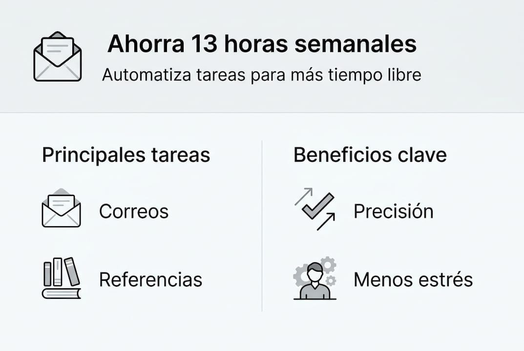 Infografía sobre ahorrar tiempo académico