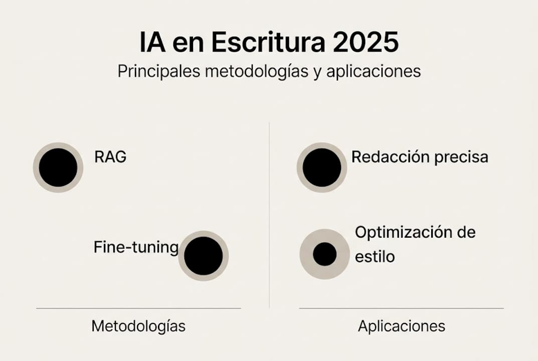 Infografía: Cómo la inteligencia artificial está revolucionando la escritura – métodos y usos prácticos