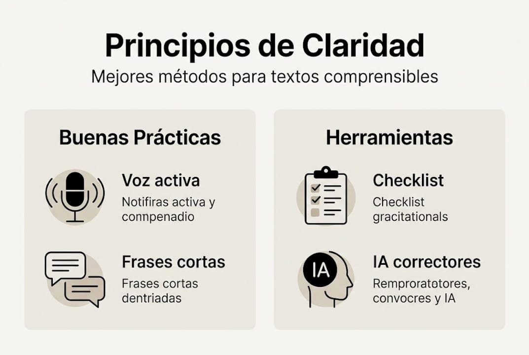 Infografía: técnicas efectivas para hacer tus textos más claros