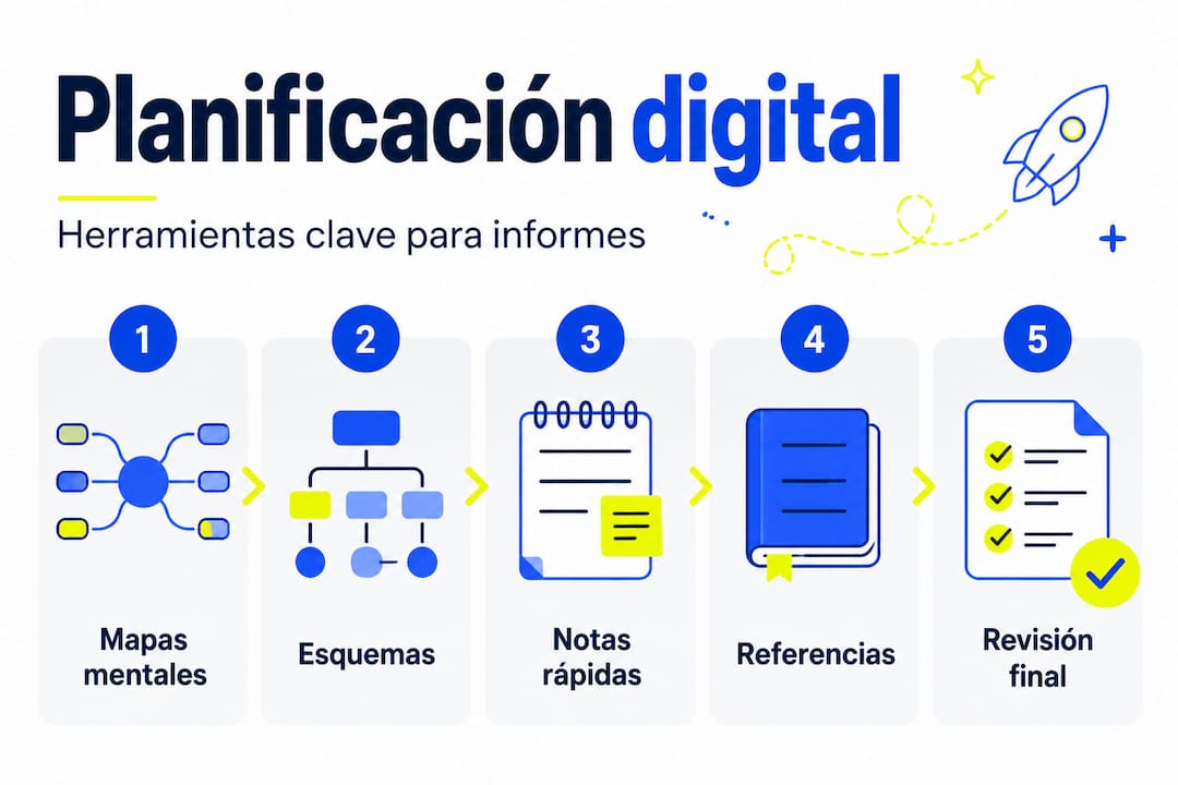 Guía visual para organizar informes educativos de manera digital
