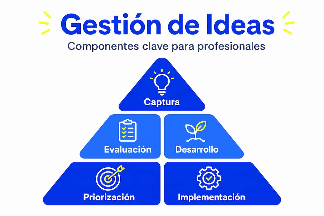 Infografía: claves para una gestión efectiva de ideas