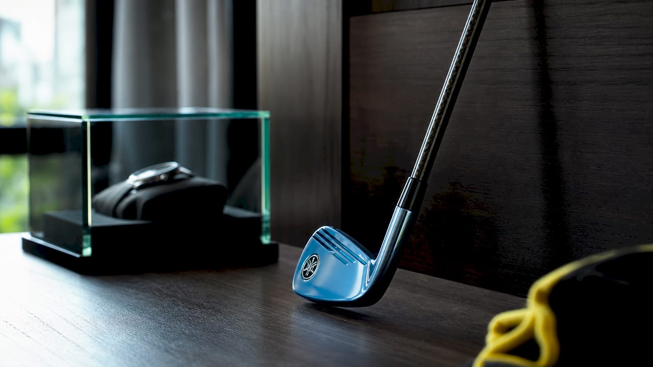 Close-up of luxury golf club detail