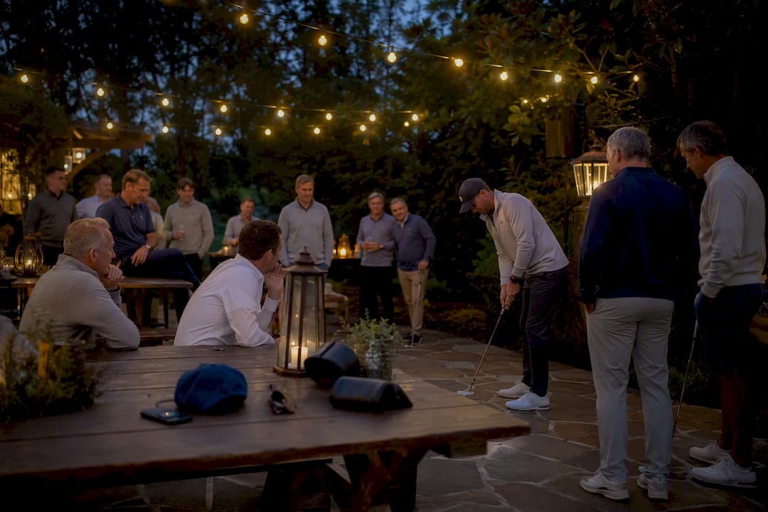 Social gathering at Pro-Am pairings party