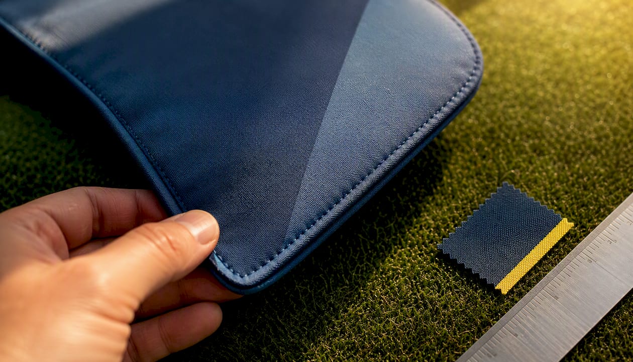 Sunlit UV resistant cover material detail