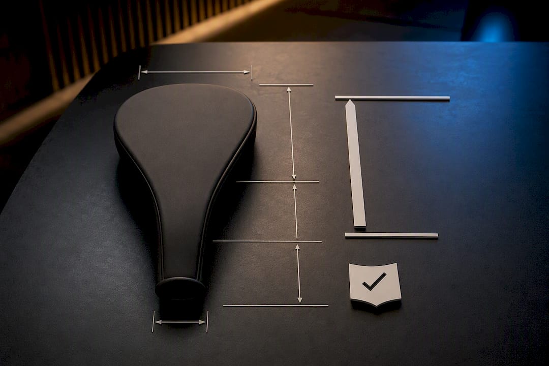 Illustration of matching headcover dimensions