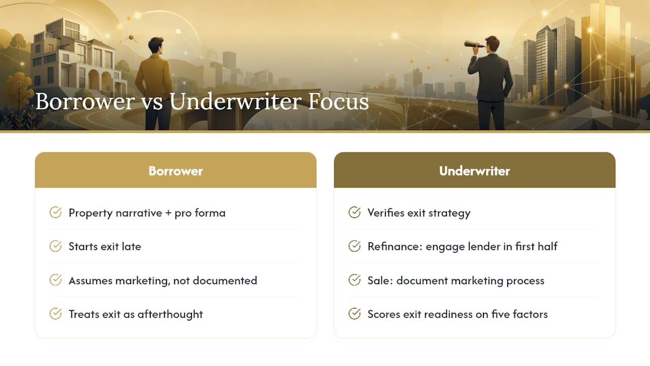 The exit strategy most borrowers get wrong — overview diagram