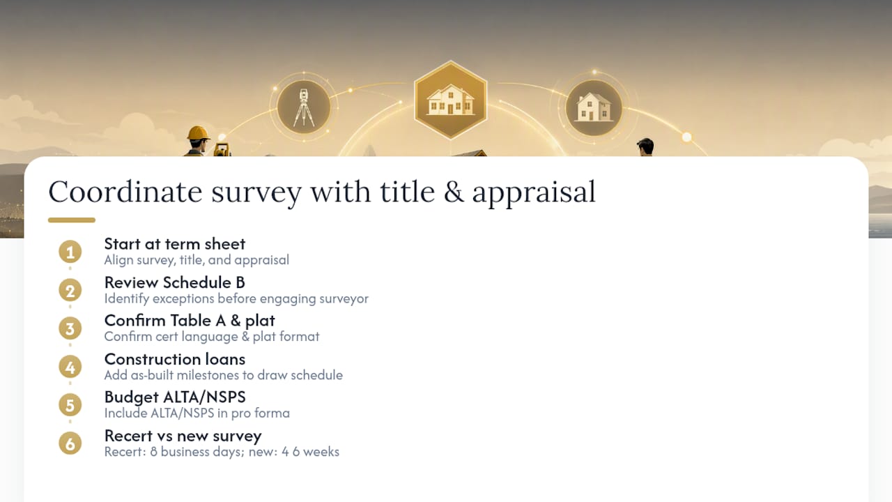 How Brookmontcapital coordinates surveys in deal packaging — overview diagram