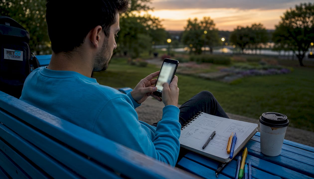 User testing mobile ecommerce app hands