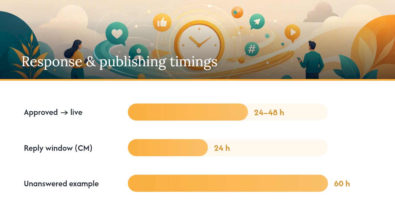 What SLAs Cover Publishing and Community Management? — overview diagram