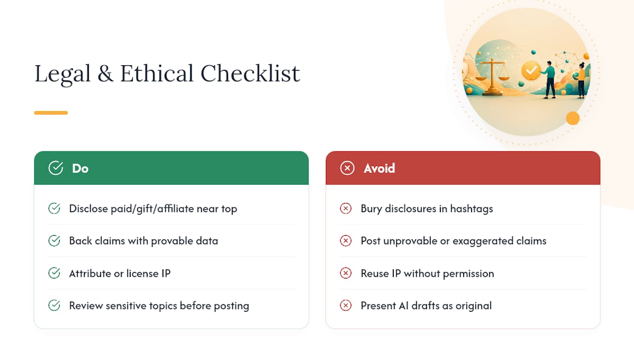 What Legal and Ethical Lines Should You Watch? — overview diagram