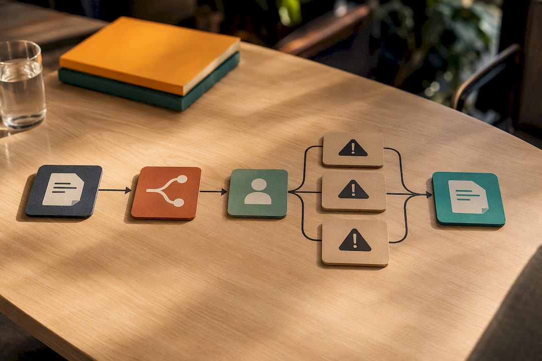 Illustration of crisis simulation workflow