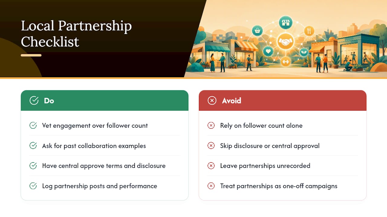 Working With Local Influencers and Partners — overview diagram