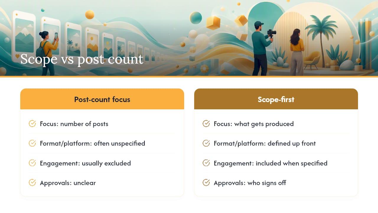 Why Scope, Not Post Count, Should Drive Your Decision — overview diagram