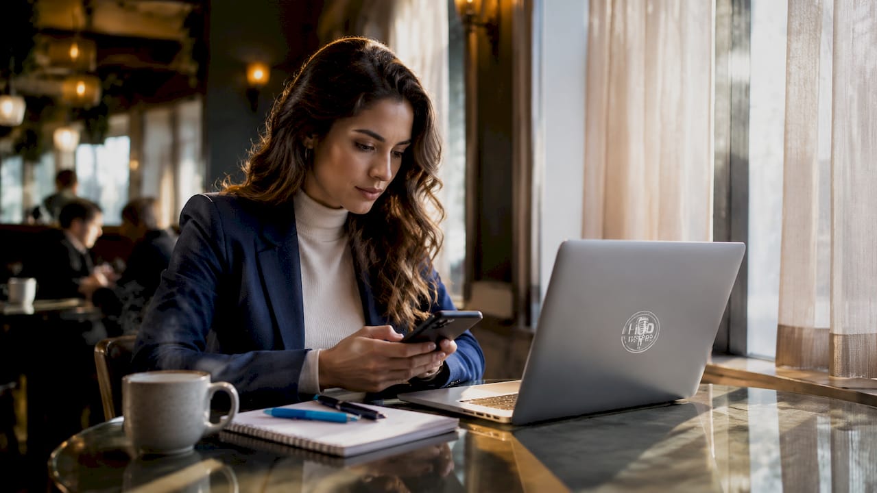 Publicist monitoring music premiere engagement online