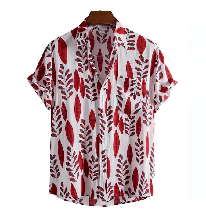Colorful Pattern Hawaiian Shirt