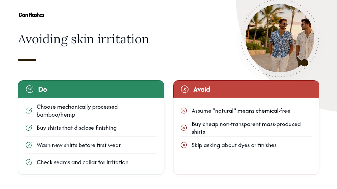 Can Bamboo or Rayon Shirts Cause Skin Irritation? - overview diagram
