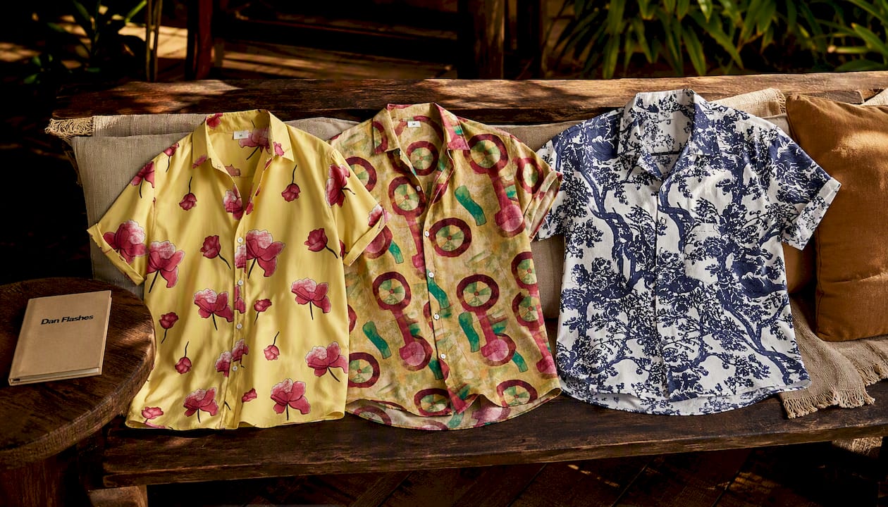 Premium Pattern Button-Up Shirt