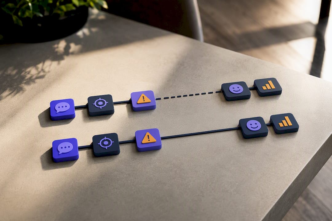 Leading and lagging chatbot indicators