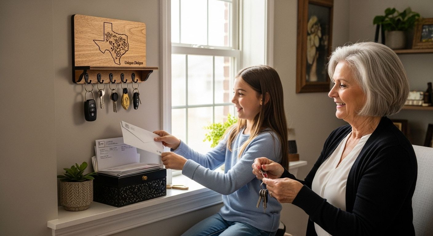 personalized wooden key holder