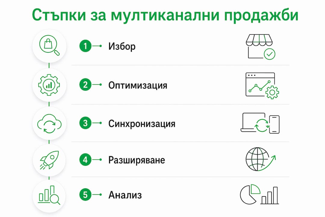 Инфографика: Как да изградим успешна стратегия за продажби през различни канали