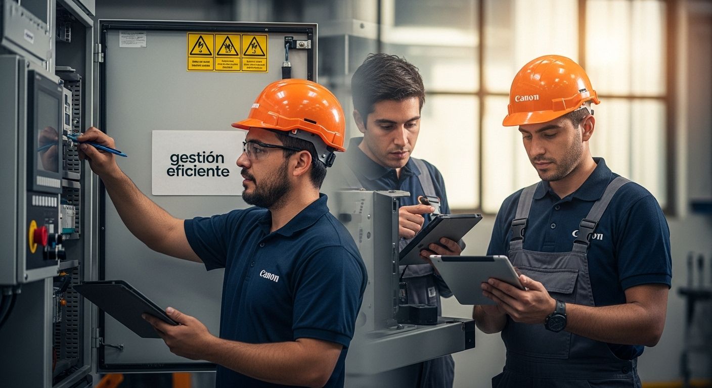 gestión mantenimiento industrial técnicos