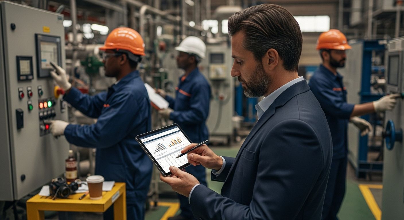 gestión datos industriales
