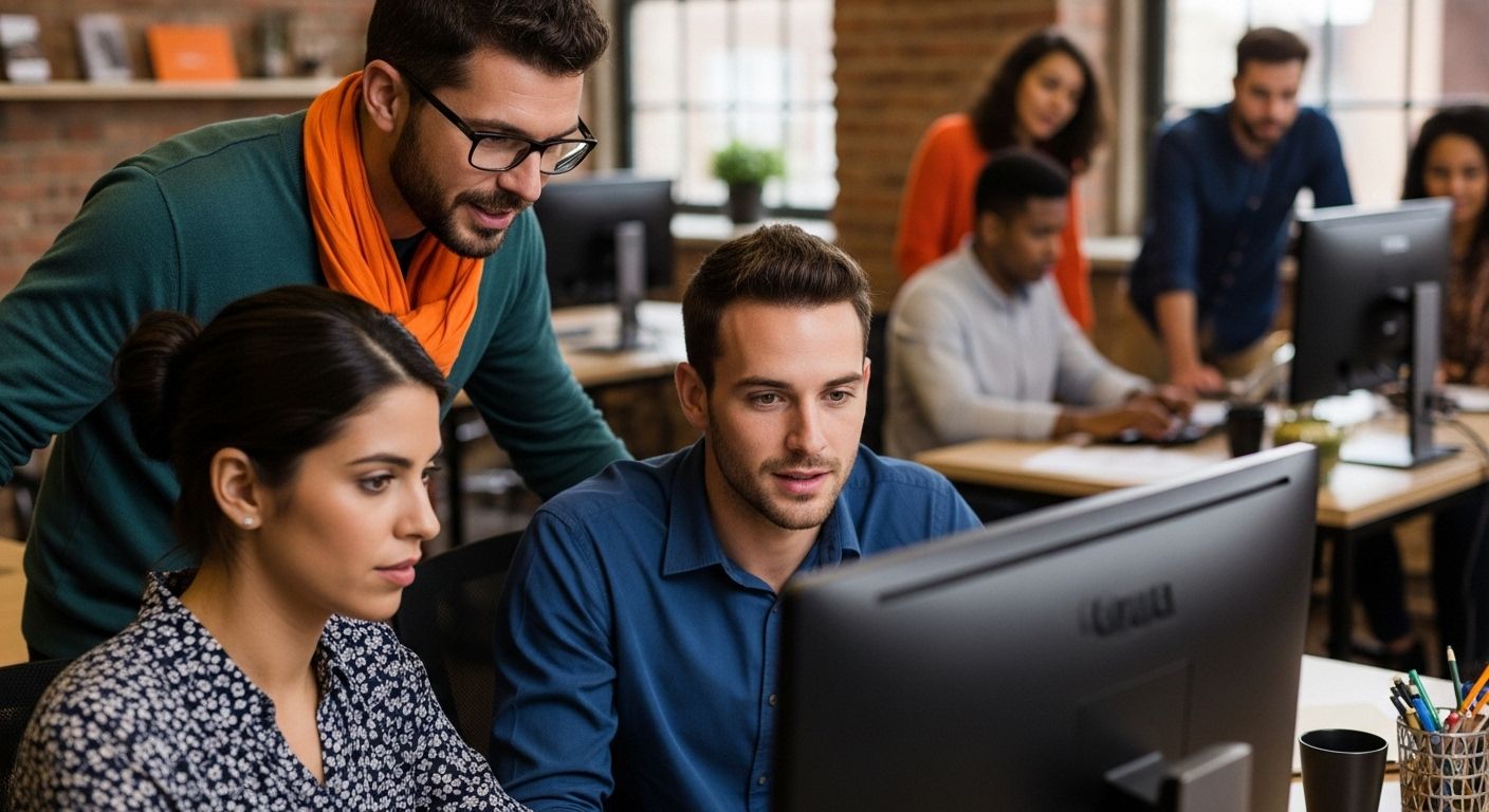 mentoría aprendizaje organizacional oficina
