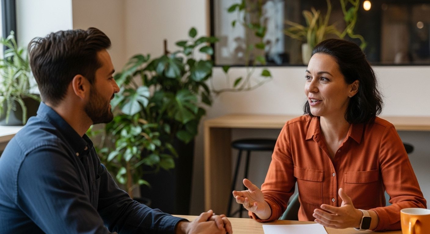 comunicación interpersonal oficina confianza