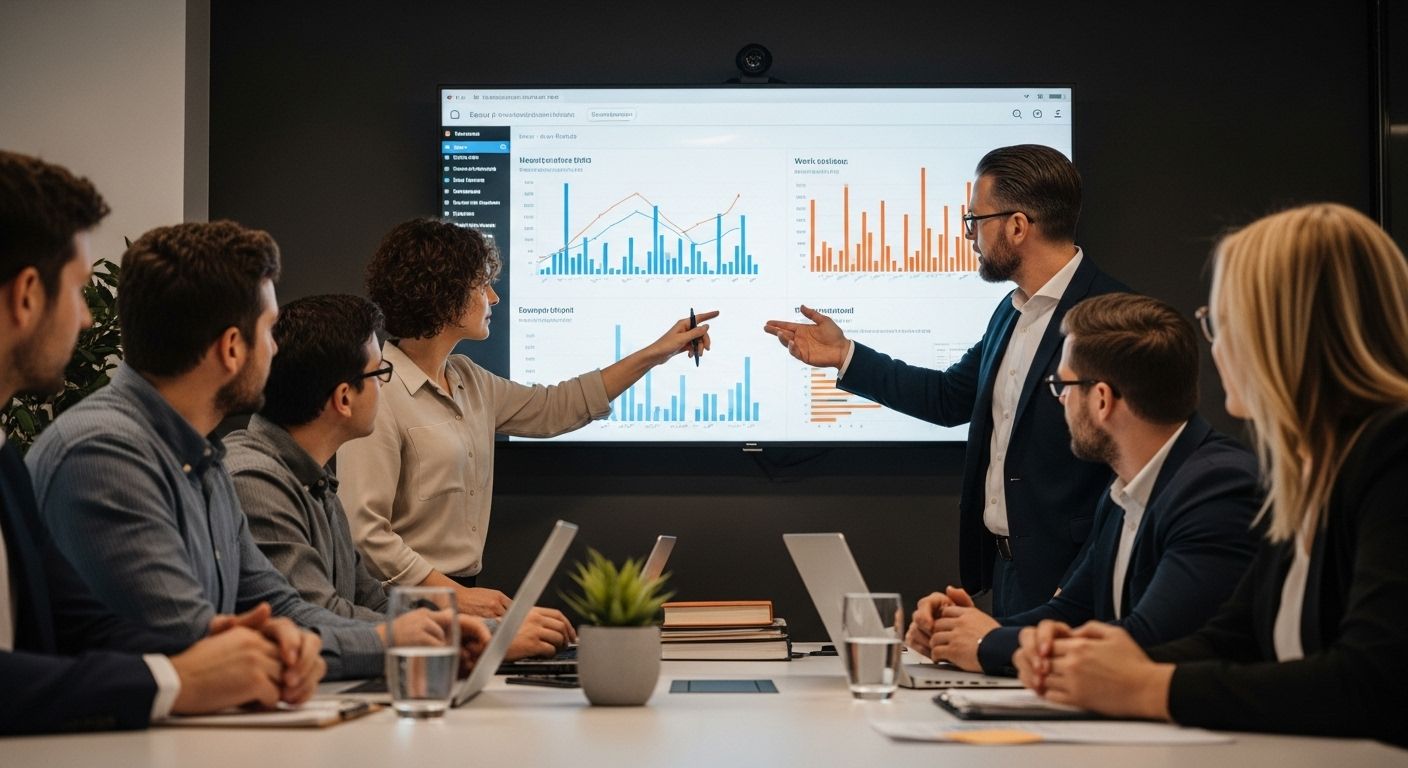 análisis productividad oficina empleados