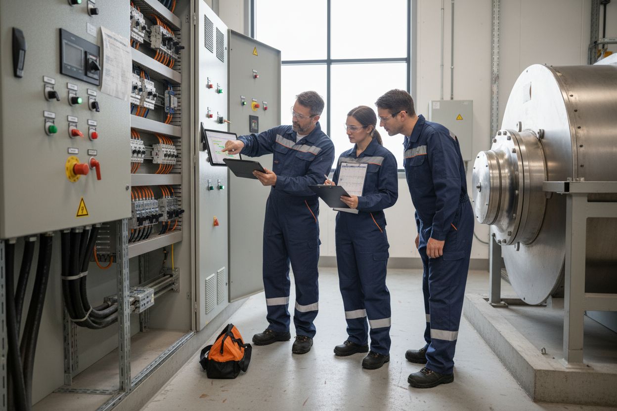 planificación mantenimiento industria energía