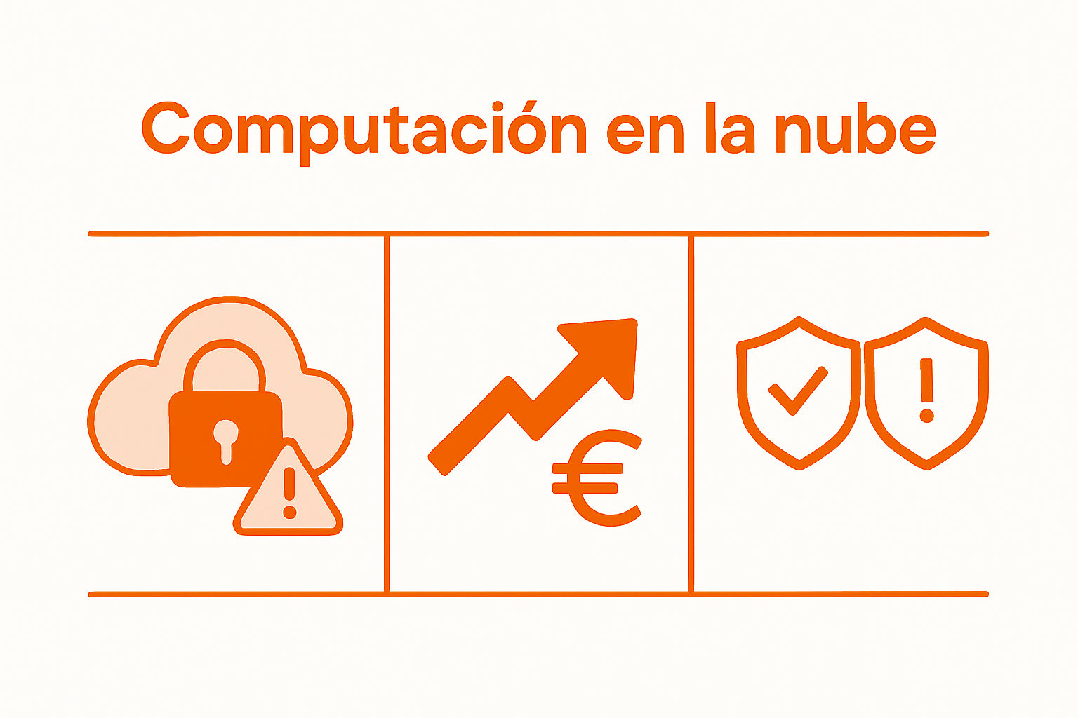 Infografía sobre cómo proteger la información en la nube para pequeñas y medianas empresas