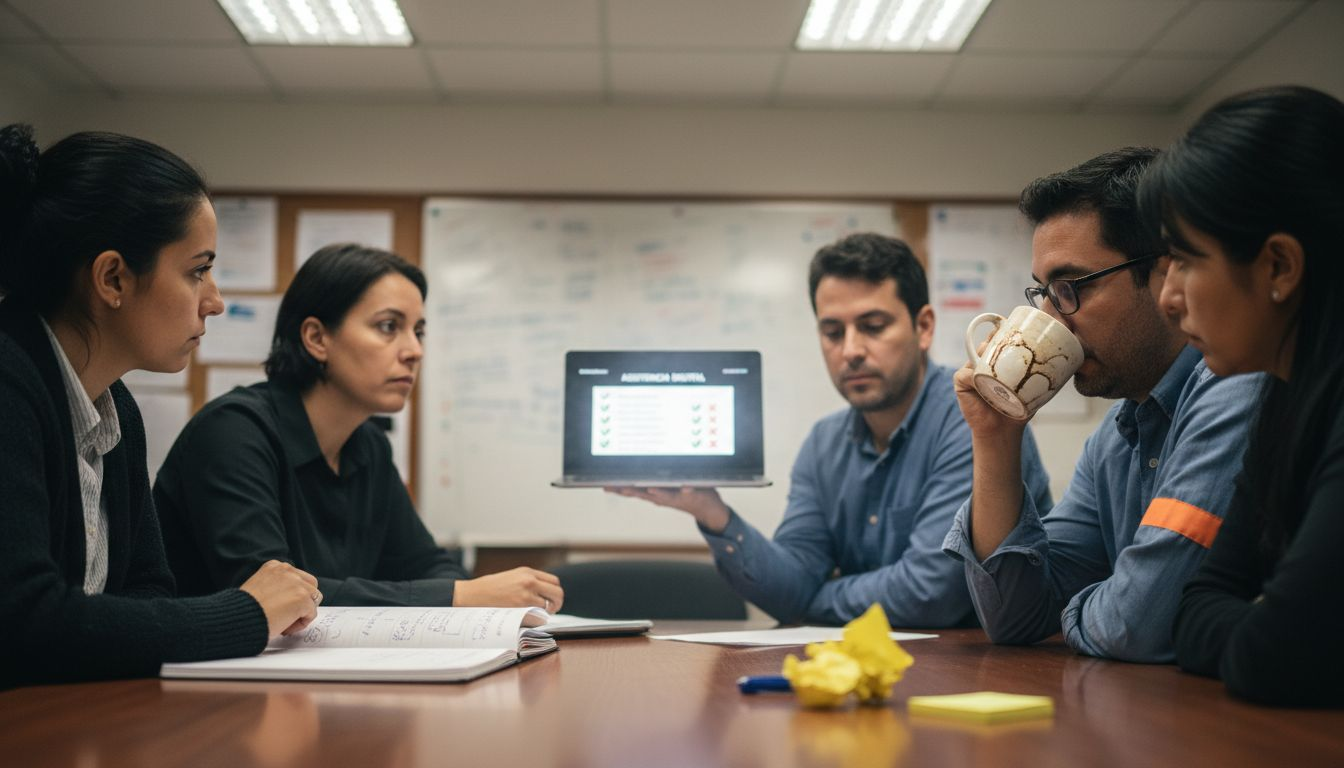Cómo se saca las horas trabajadas de forma digital y segura 1 El personal se está familiarizando con el nuevo sistema digital de control de asistencia.