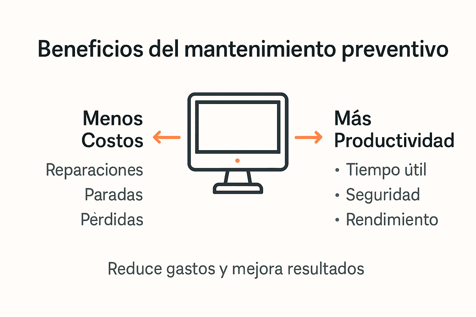 Infografía que muestra cómo los costos y la productividad se ven afectados